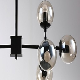 Traditionel klassisk retro maleri funktion til mini-stil metal lysekrone