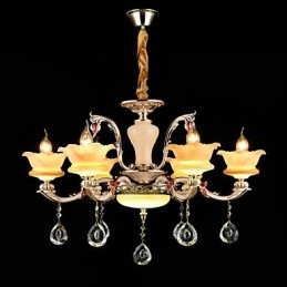 Moderne moderne traditionel klassisk zinklegering funktion til Crystal Mini Style metal pendel