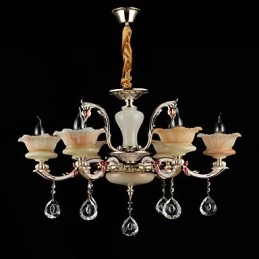Moderne moderne traditionel klassisk zinklegering funktion til Crystal Mini Style metal pendel