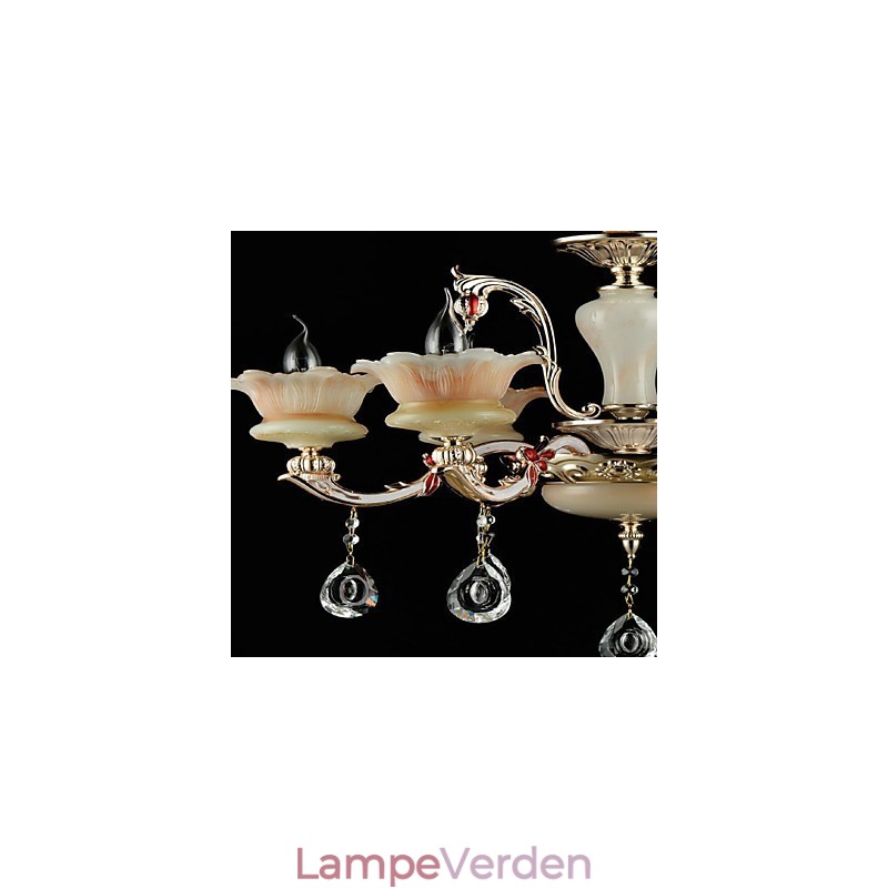 Moderne moderne traditionel klassisk zinklegering funktion til Crystal Mini Style metal pendel