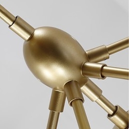 Femten Light Post Modern Europe Style Modo Metal Glas Pendel Lampe Foyeren Dekorer Industriel Lysekrone Lampe