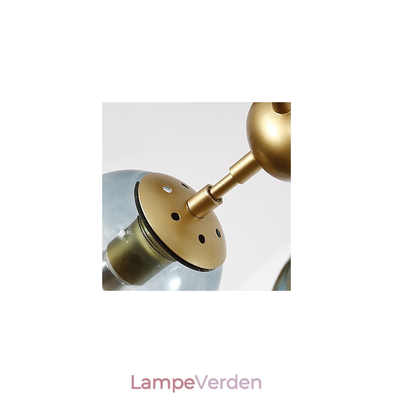 Femten Light Post Modern Europe Style Modo Metal Glas Pendel Lampe Foyeren Dekorer Industriel Lysekrone Lampe
