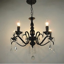 Nyhedsbelysning Europæisk stil Smedejernslampe Originalitet Individualitet Dekoration stearinlyslampe Lysekrone