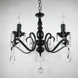 Nyhedsbelysning Europæisk stil Smedejernslampe Originalitet Individualitet Dekoration stearinlyslampe Lysekrone
