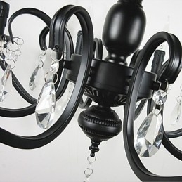 Nyhedsbelysning Europæisk stil Smedejernslampe Originalitet Individualitet Dekoration stearinlyslampe Lysekrone