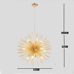 Retro Imitation Copper Creative line 10 lys