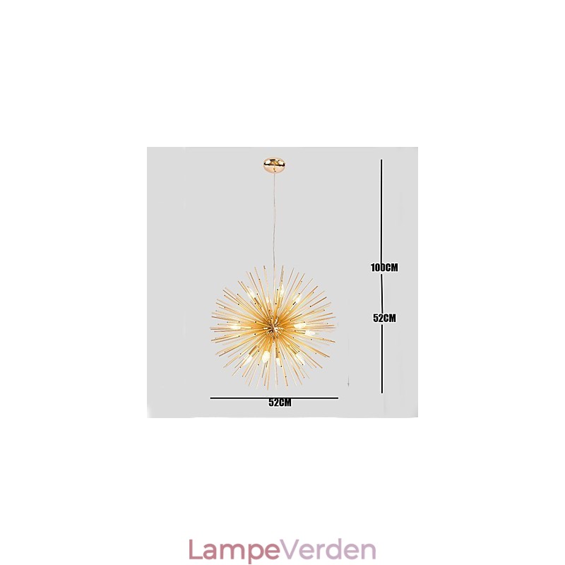 Retro Imitation Copper Creative line 10 lys
