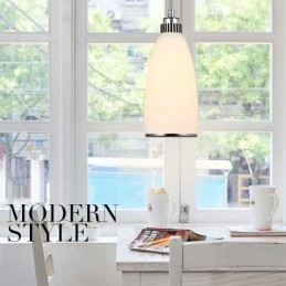1 lys Moderne moderne integreret metal pendel