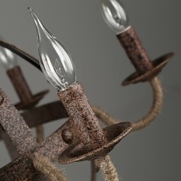 Lysekrone vintage metal