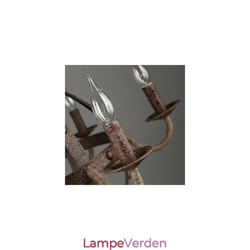 Lysekrone vintage metal