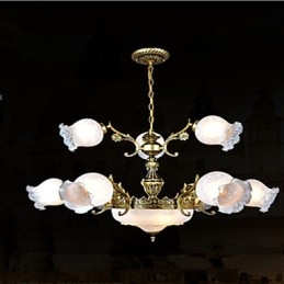 Lysekrone Traditionel Klassisk Vintage Retro Metal