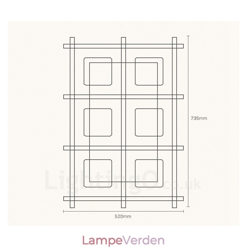 6 Lys Moderne Moderne Nordisk stil Flush Mount Loftslamper med glasskærm