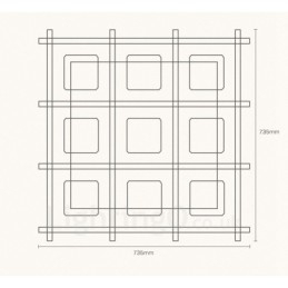9 Lys Moderne Moderne, nordisk stil Flush Mount Loftslamper med glasskærm