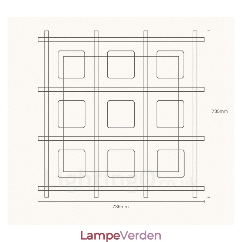 9 Lys Moderne Moderne, nordisk stil Flush Mount Loftslamper med glasskærm