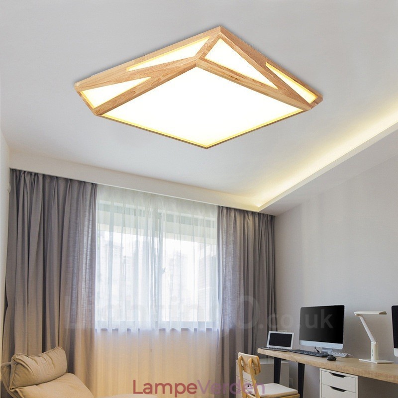 Moderne moderne nordisk stil flush-mounted loftslamper med akrylskærm