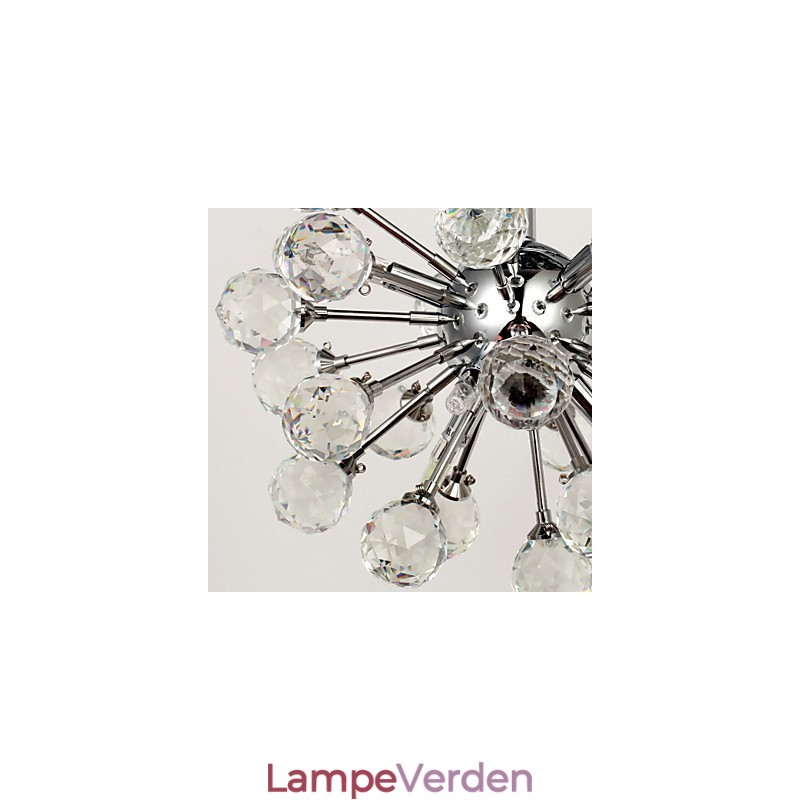 Moderne moderne krystal mini stil krom metal lysekrone Flush Mount