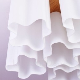 6 lyse moderne moderne loftslamper med glasskærm