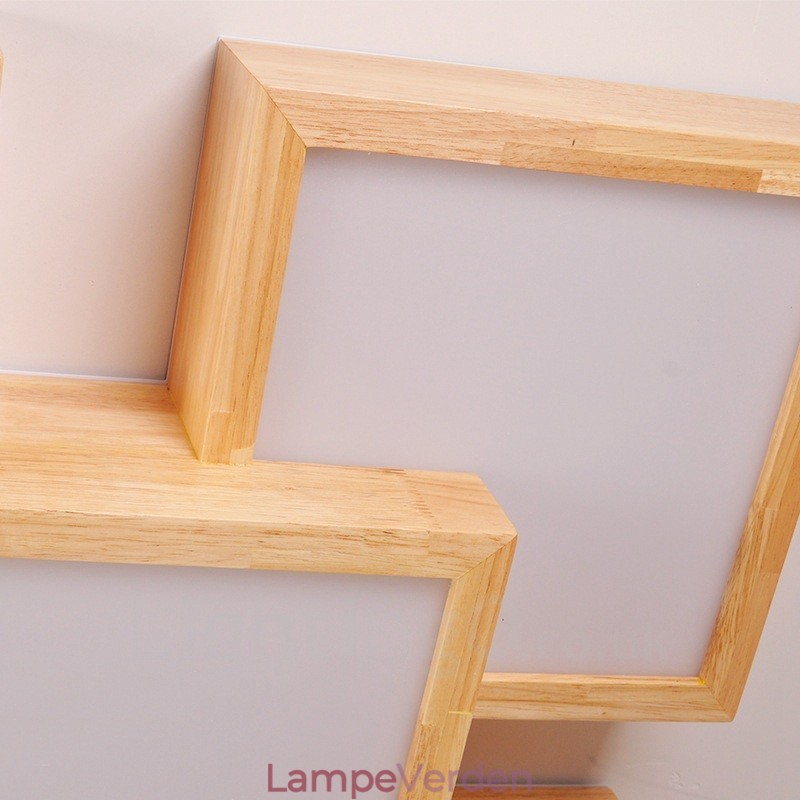 6 Moderne moderne, nordisk stil flush-mount loftslamper med akrylskærm