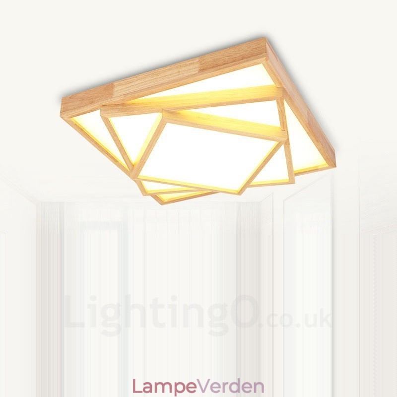 Moderne moderne nordisk stil flush-mount loftslamper med akrylskærm