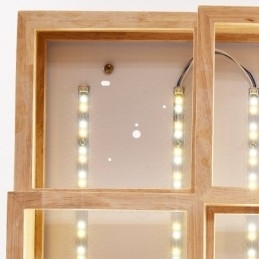 Moderne moderne nordisk stil flush-mounted loftslamper med akrylskærm