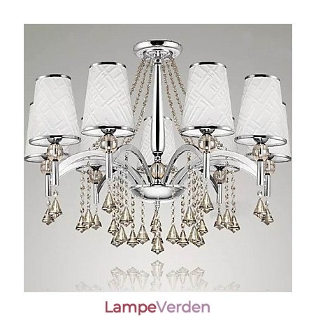 Moderne moderne krystal krom metal lysekrone Moderne moderne krystal krom metal lysekrone