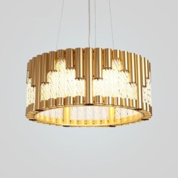 Moderne moderne loftslamper Kobberbeklædning Pendel Light