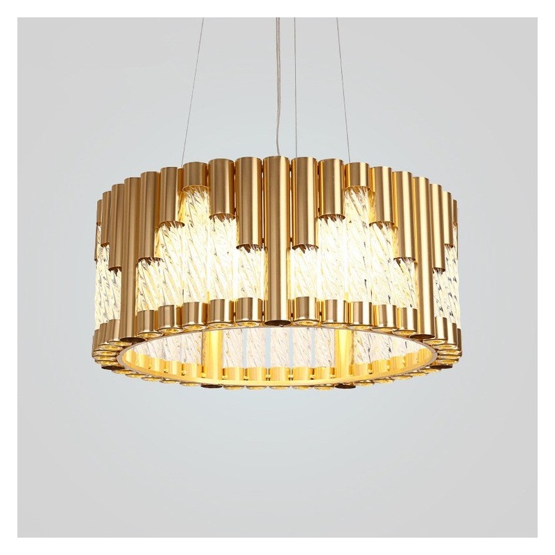 Moderne moderne loftslamper Kobberbeklædning Pendel Light