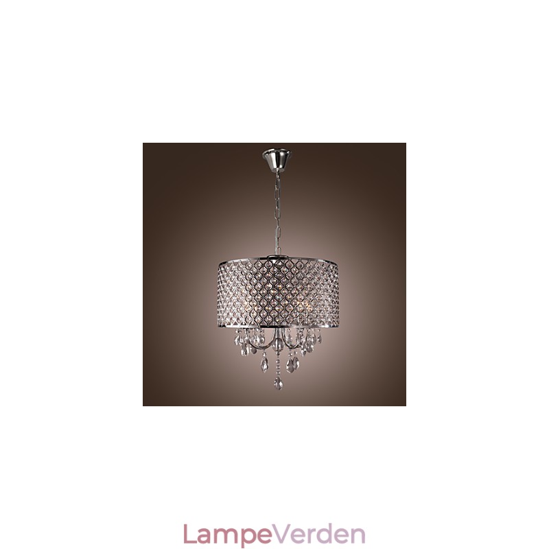 Traditionel klassisk krystal krom metal lysekrone