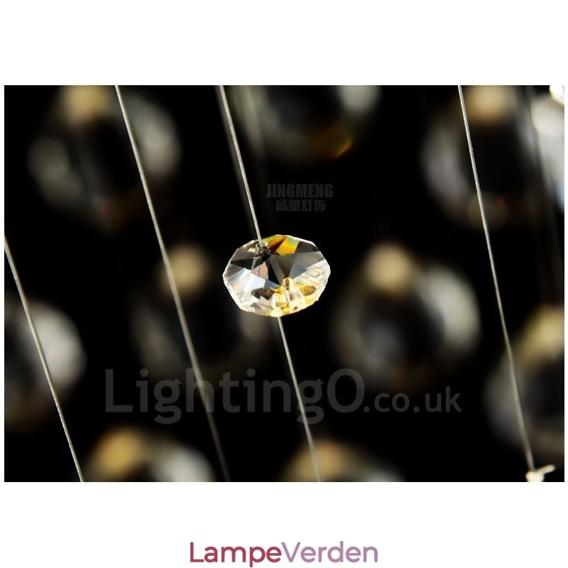 Moderne crystal loft pendel lys indendørs lysekrone belysning lamper armaturer