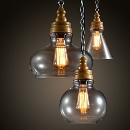 3 lys moderne moderne mini stil metal lysekrone pendel lys