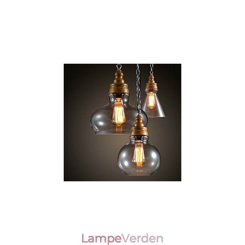 3 lys moderne moderne mini stil metal lysekrone pendel lys