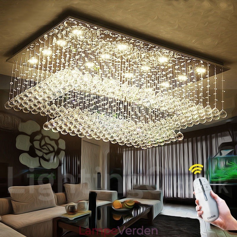 Moderne crystal loft pendel lys indendørs lysekrone belysning lamper armaturer