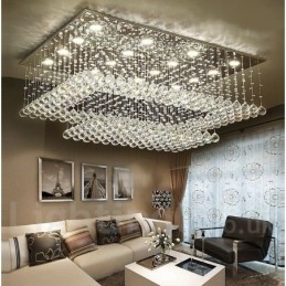 Moderne crystal loft pendel lys indendørs lysekrone belysning lamper armaturer