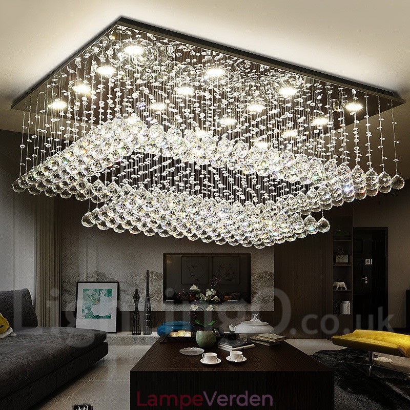 Moderne crystal loft pendel lys indendørs lysekrone belysning lamper armaturer