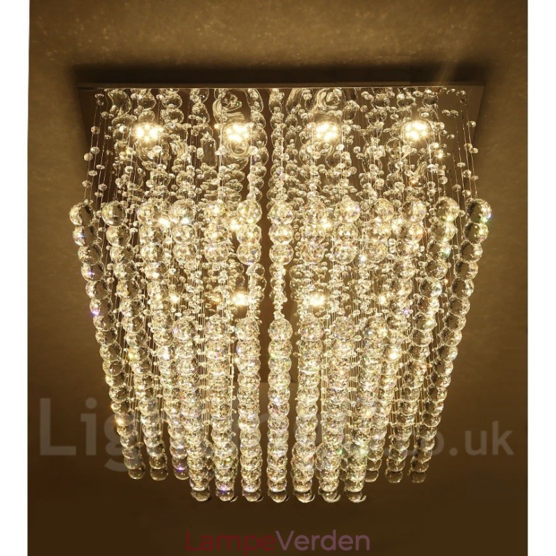 Moderne crystal loft pendel lys indendørs lysekrone belysning lamper armaturer