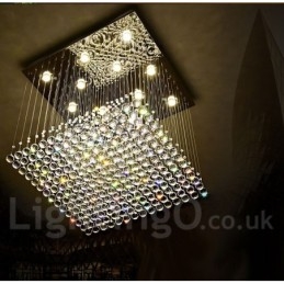 Moderne crystal loft pendel lys indendørs lysekrone belysning lamper armatur