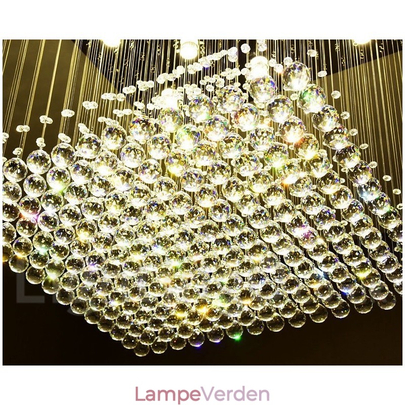 Moderne crystal loft pendel lys indendørs lysekrone belysning lamper armatur