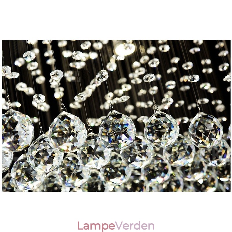 Moderne crystal loft pendel lys indendørs lysekrone belysning lamper armatur