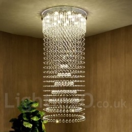 Moderne crystal loft pendel lys indendørs lysekrone belysning lamper armaturer