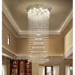 Moderne crystal loft pendel lys indendørs lysekrone belysning lamper armaturer