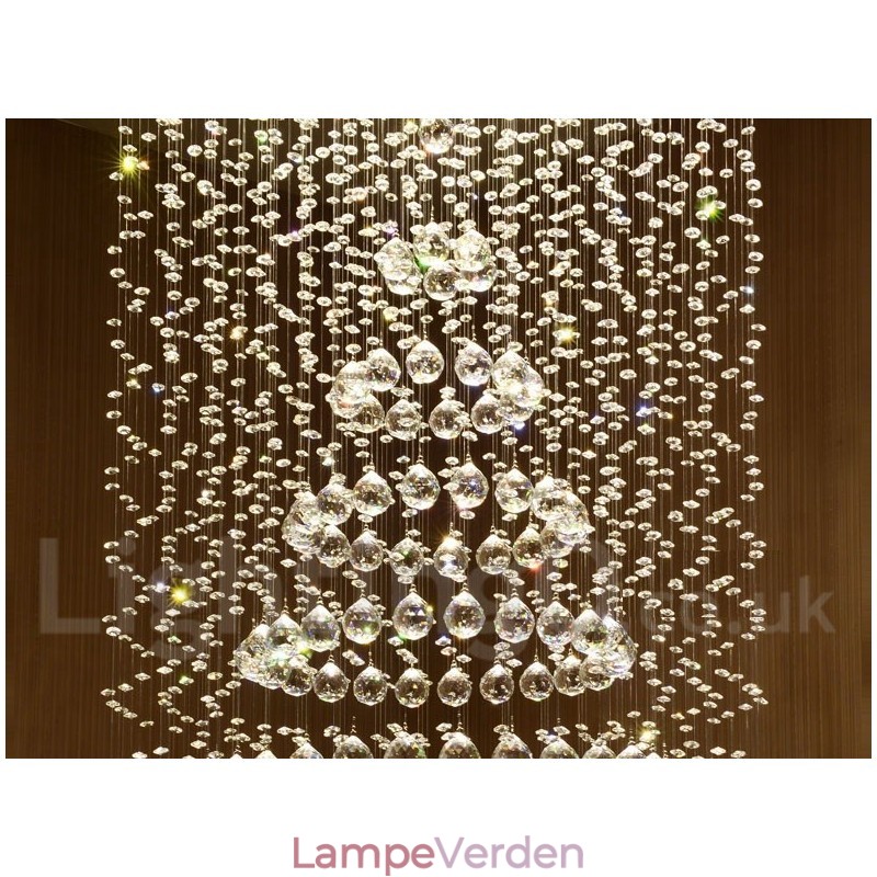 Moderne crystal loft pendel lys indendørs lysekrone belysning lamper armaturer