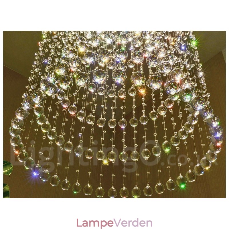 Moderne crystal loft pendel lys indendørs lysekrone belysning lamper armaturer