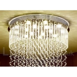 Moderne crystal loft pendel lys indendørs lysekrone belysning lamper armaturer