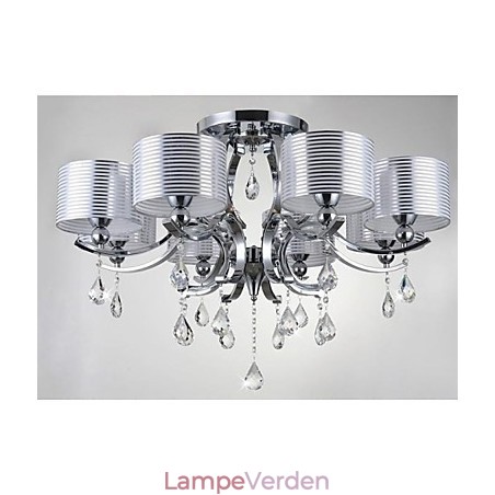 Moderne K9 krystal lysekrone 8 lys