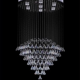 7 lys moderne krystal loft pendel lys indendørs lysekrone belysning lamper armaturer