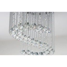 6 lys moderne krystal loft pendel lys indendørs lysekrone belysning lamper armaturer