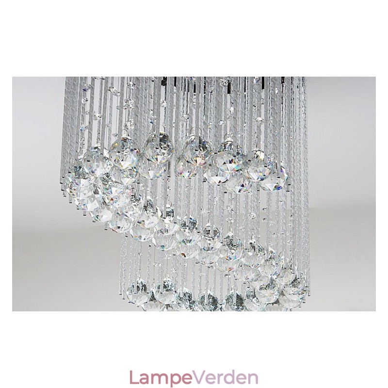 6 lys moderne krystal loft pendel lys indendørs lysekrone belysning lamper armaturer