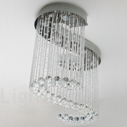 6 lys moderne krystal loft pendel lys indendørs lysekrone belysning lamper armaturer