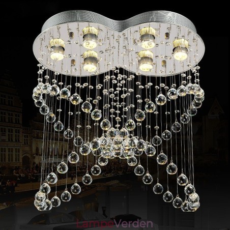 6 lys moderne krystal loft pendel lys indendørs lysekrone belysning lamper armaturer 6 lys moderne krystal loft pendel lys indendørs lysekrone belysning lamper armaturer