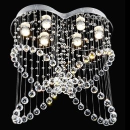 6 lys moderne krystal loft pendel lys indendørs lysekrone belysning lamper armaturer